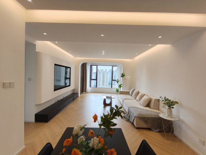 Laoximen/2br2bt/central AC/floor heat/oven/dishwasher