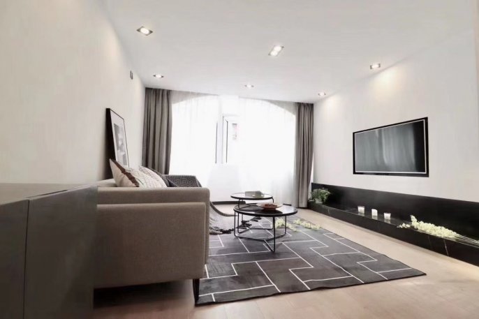 Spacious Modern 2Br/2Lr/1Bt Close to L2/7/14 Jing’an Temple Station